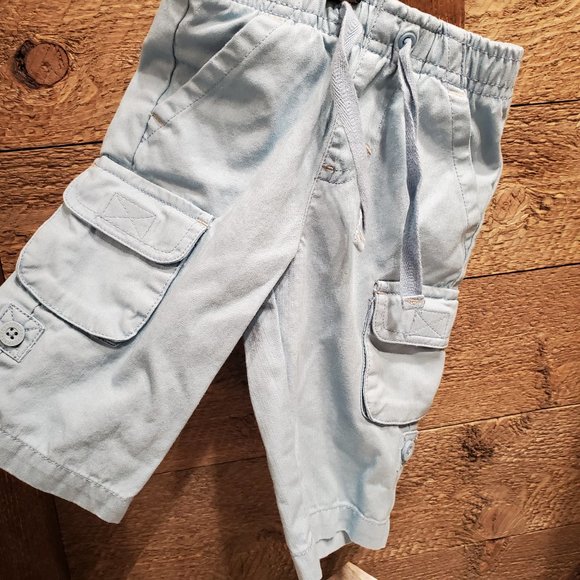 Gymboree Other - Gymboree Pants Blue Drawstring Pockets 3-6Mo